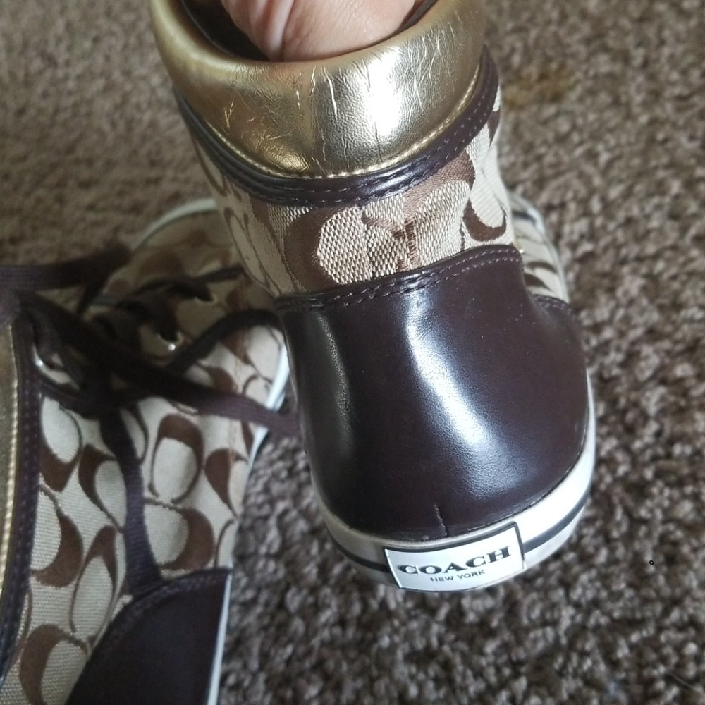 Coach hi-top sneakers